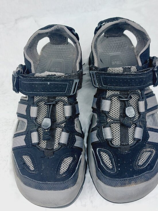 Teva Men\'s Gray Black Omnium 2 Quick Dry Close-Toe Fisherman Sandal Size 9 main image 5
